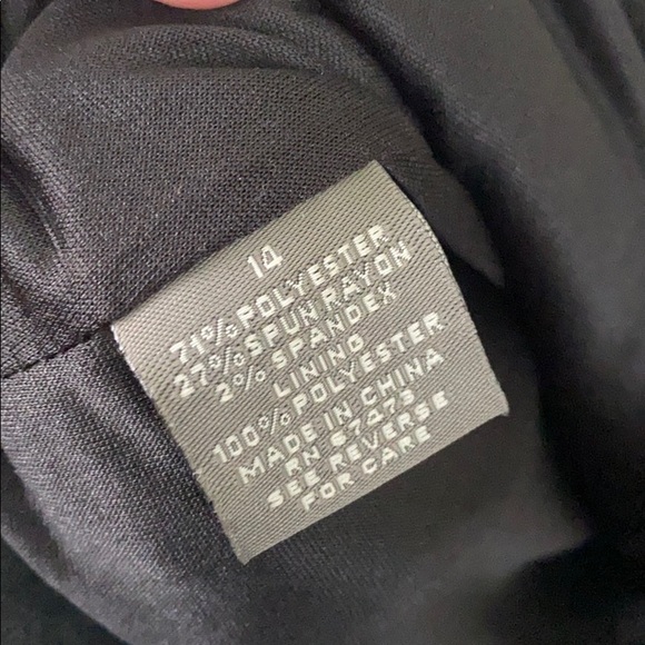 TAYLOR CHARCOAL GRAY DRESS SZ 14 NWOT - Picture 7 of 7